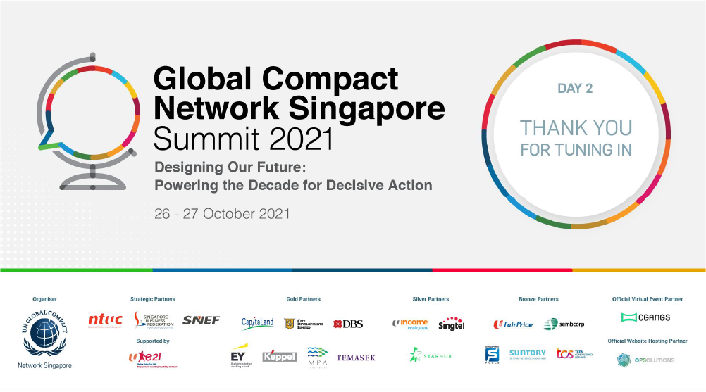 Global Compact Network Singapore - Virtual Summit 2021